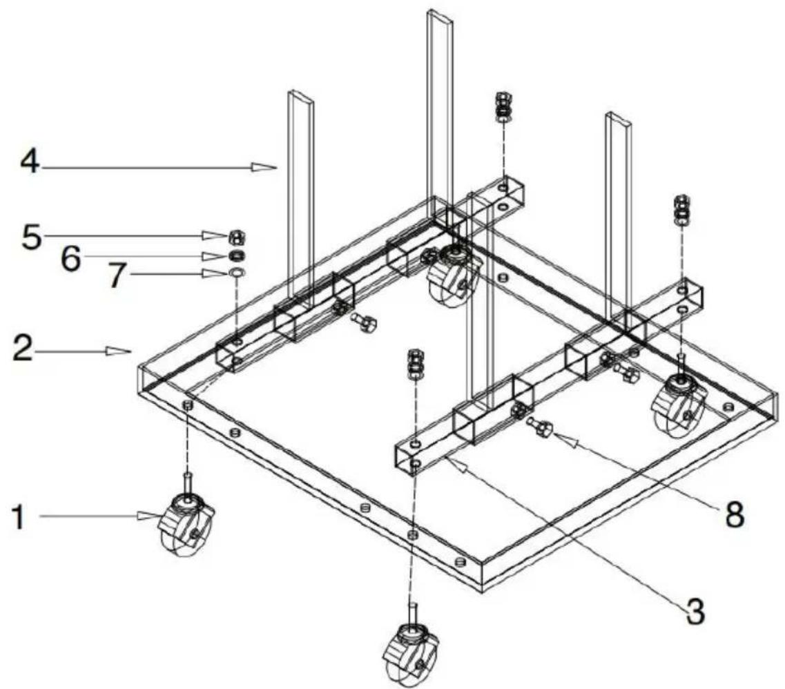 Vevor XXJD1500ZF - ASSEMBLY INSTRUCTIONS - 1