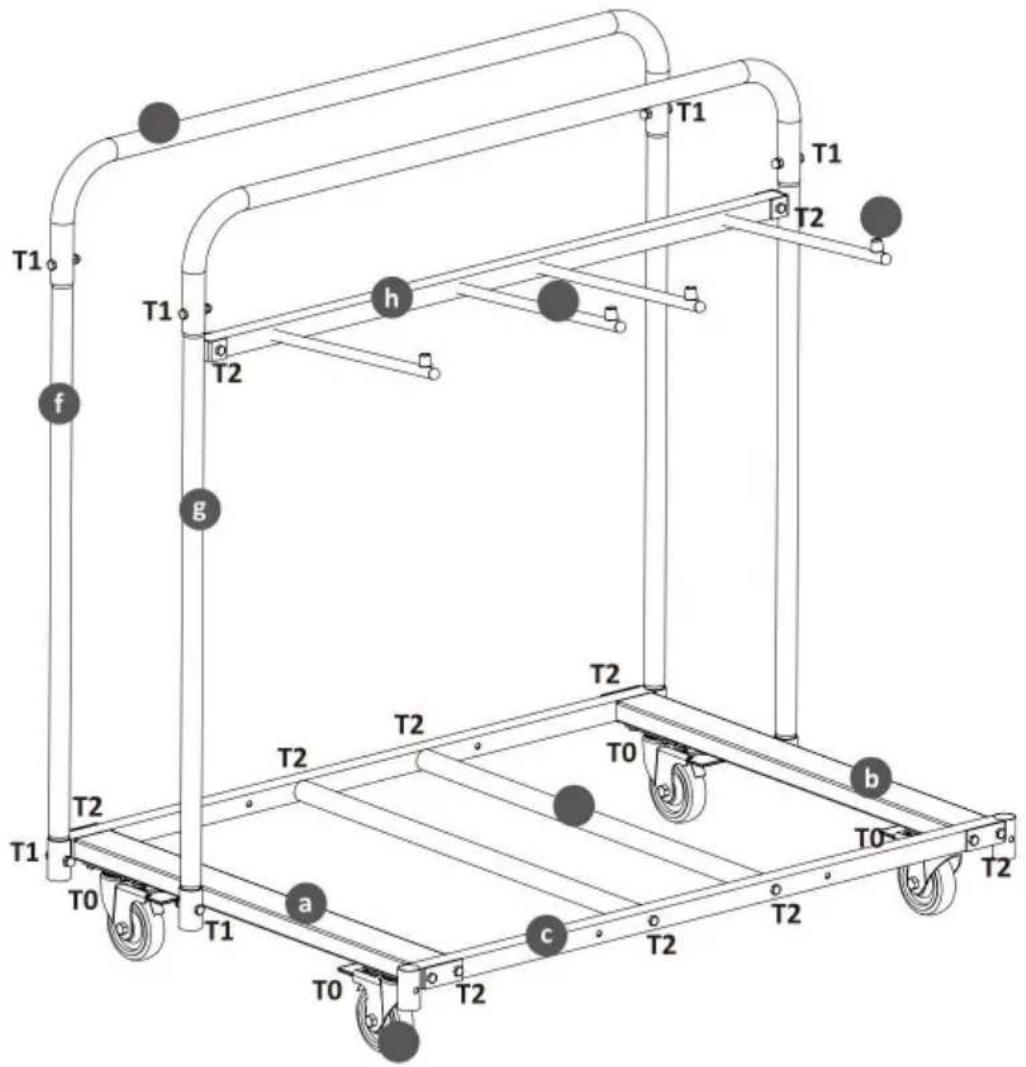 Vevor VV49 - Dessin éclaté - 1