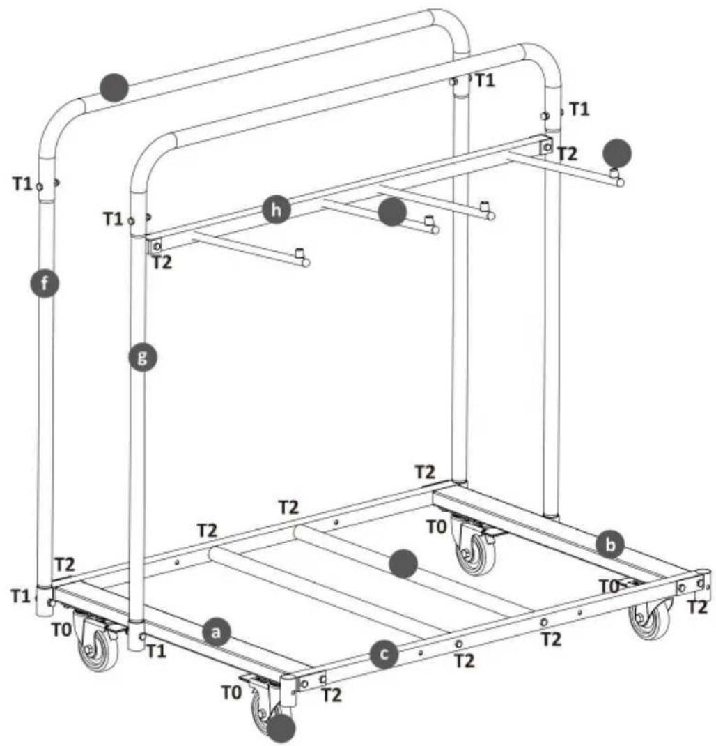 Vevor VV49 - Exploded Tekening - 1