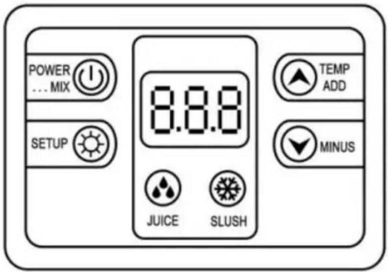 Vevor XRJ12LX1 - Control panel - 1