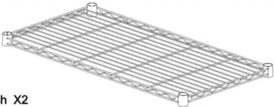 Vevor YC0001 - PARTS LIST - 1