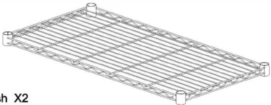 Vevor YC0001 - PARTS LIST - 1