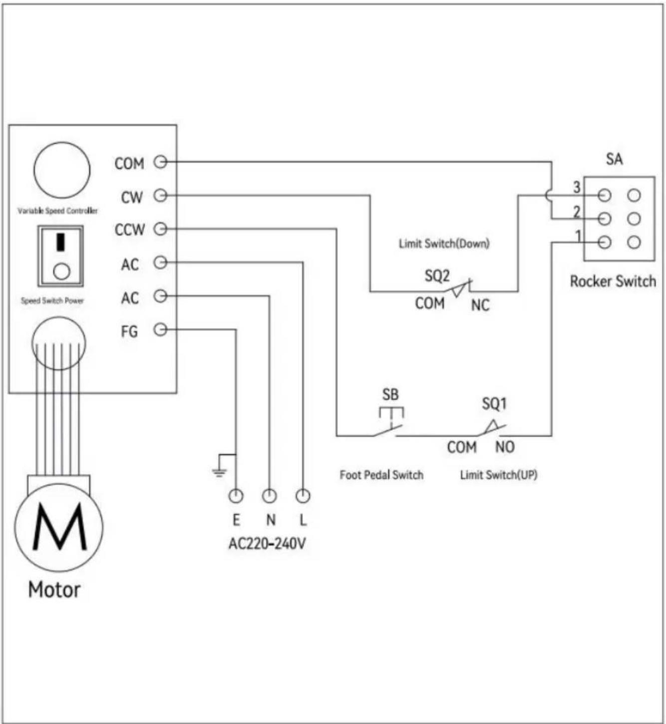 Vevor XZO-12D - SCHEMATIC CIRCUIT DIAGRAM - 1