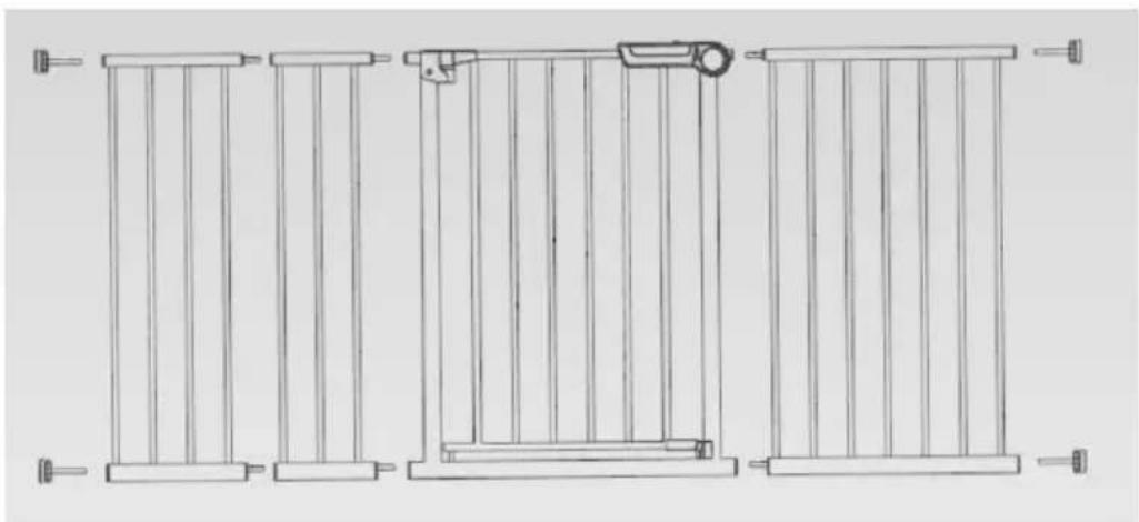 Vevor YFB1003W - Safety gate - 1