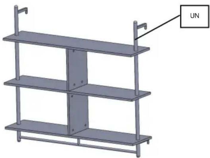 Vevor WPSR-XM011 - MONTAGGIO SCAFFALI TUBO - 7