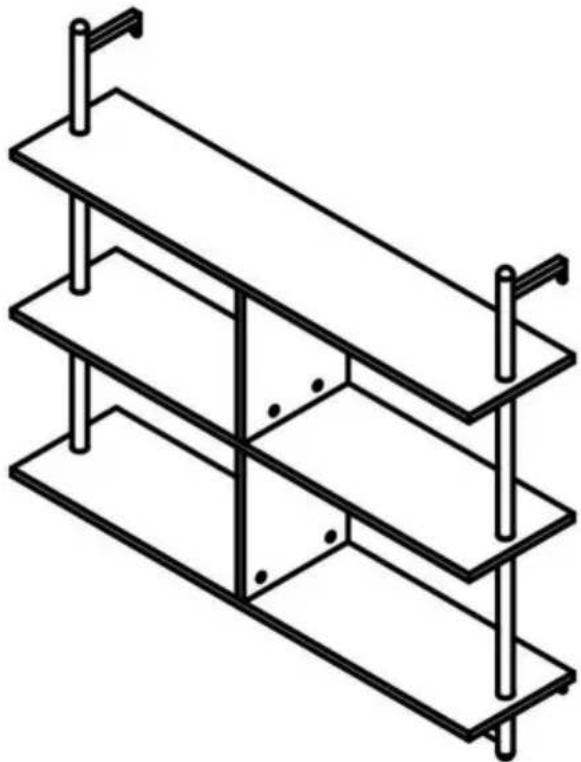 Vevor WPSR-XM011 - SCAFFALI PER TUBI - 1