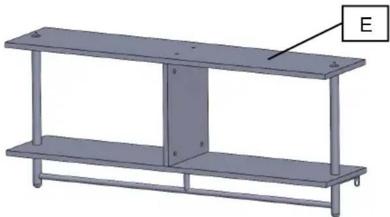 Vevor WPSR-XM011 - PIPE SHELVES ASSEMBLE - 5