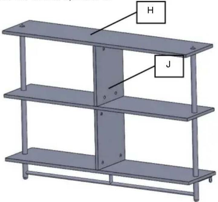 Vevor WPSR-XM011 - Rohrregale montieren - 7