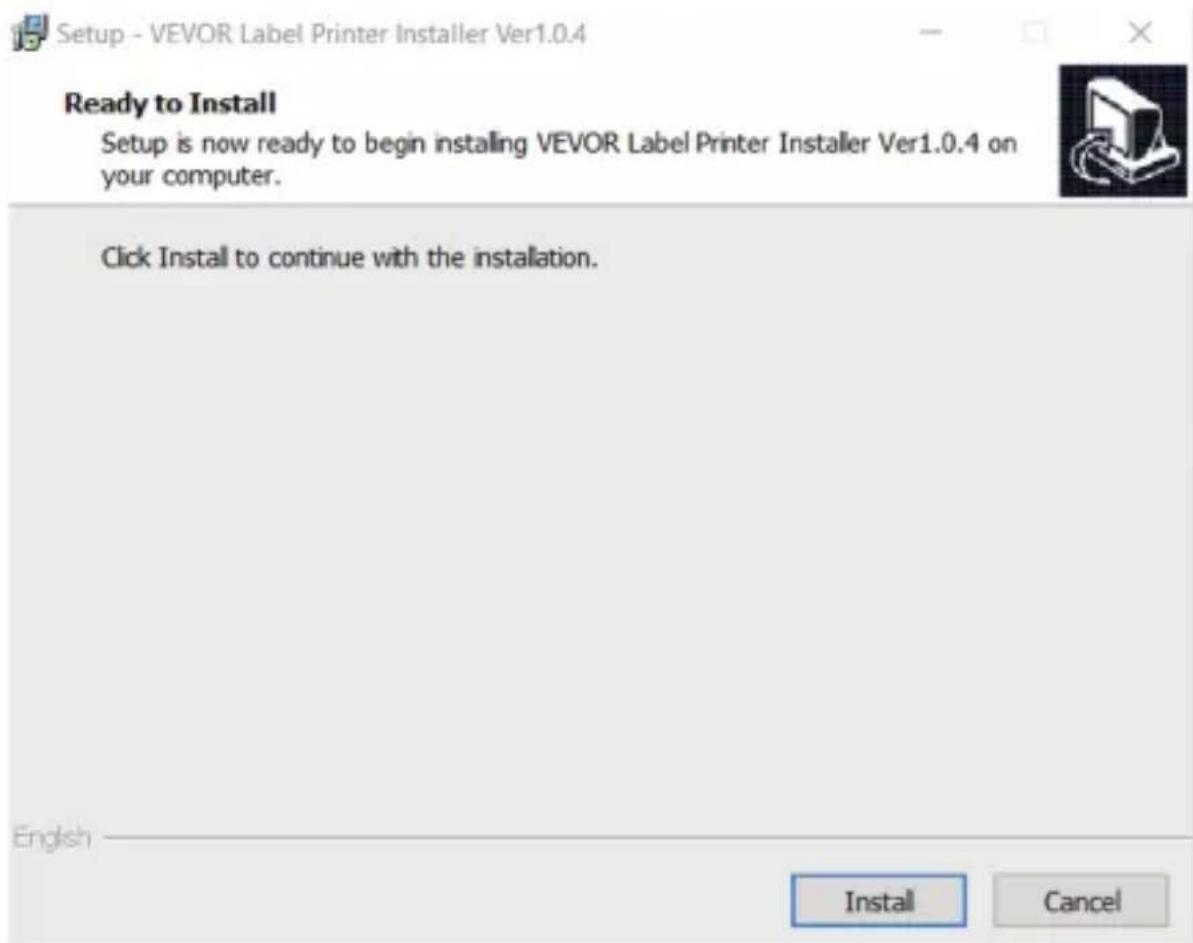 Vevor Y486 - Driver Installation for Windows - 1