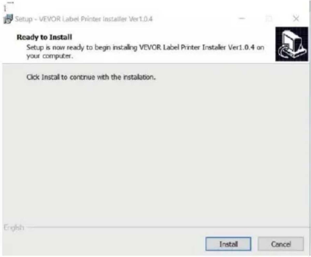 Vevor Y486 - Conducteur Installation pour Windows - 1