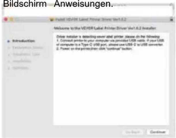 Vevor Y486 - Treiber Installation für MacOS - 1