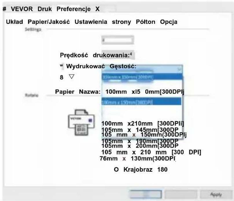 Vevor Y486 - Okna Konfiguracja drukarki - 3