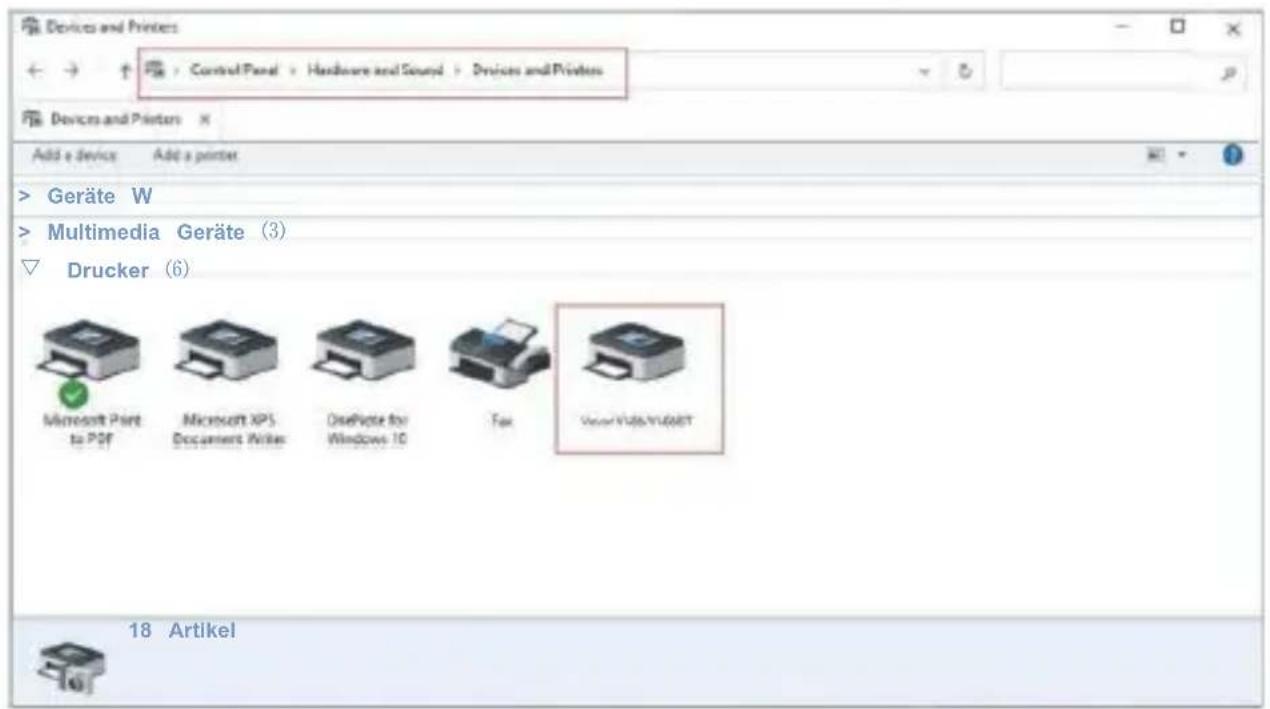Vevor Y486 - Windows Druckereinrichtung - 1