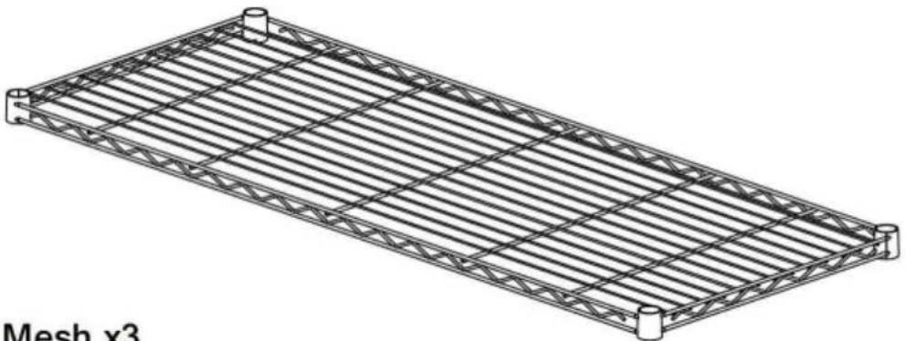 Vevor YC0002 - LISTE DES PIÈCES - 1