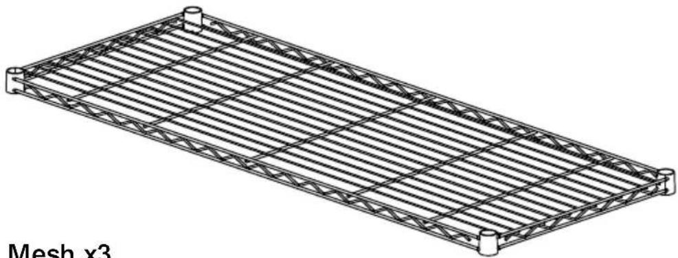 Vevor YC0002 - PARTS LIST - 1