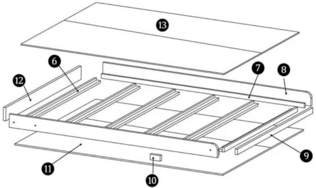 Vevor YFHVQN246 - Max viktkapacitet: 900lbs - 4