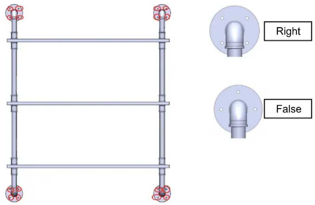 Vevor WPSR-XM008 - ATTACH PIPE SHELVES TO THE WALL - 1