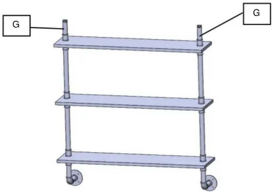 Vevor WPSR-XM008 - MONTERING AV RÖRHYLLOR - 6