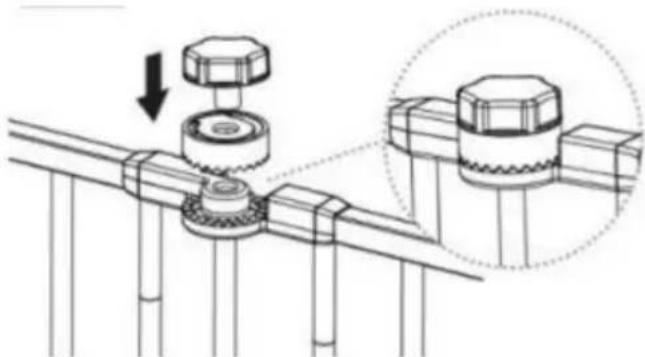 Vevor YFB1001W - Alternativ B: Grindramar kan installeras som ett staket - 4