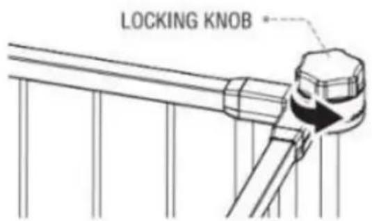 Vevor YFB1001W - Option A: Installing Your Gate Between Two Walls - 1
