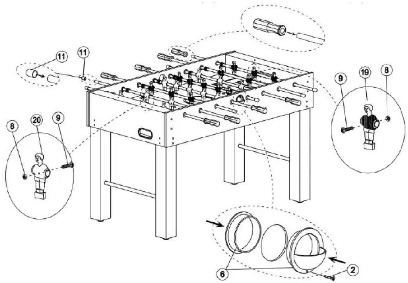Vevor SUO-5429L - PARTS LIST - 10
