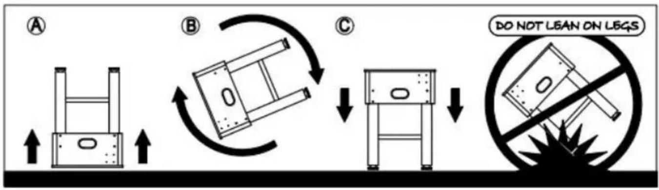 Vevor SUO-5429L - ASSEMBLY INSTRUCTIONS: - 1