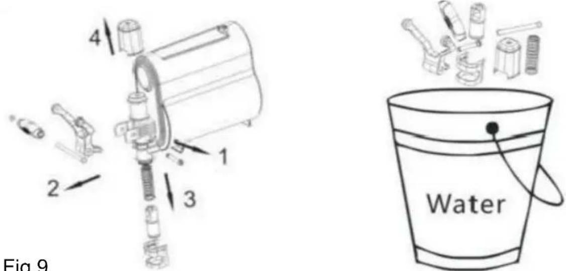 Vevor XRJ3LX1 - Disassembling the dispensing tap - 1