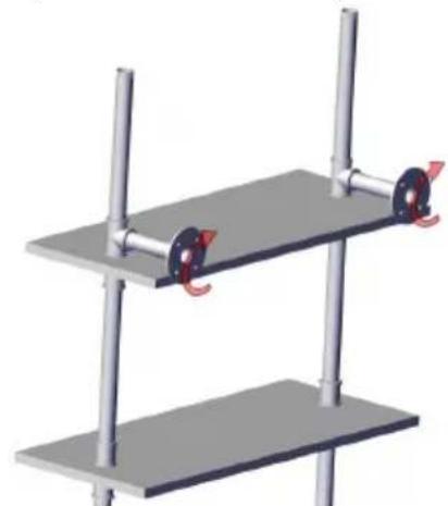 Vevor WPSR-XM014 - PIPE SHELVES ASSEMBLE - 8