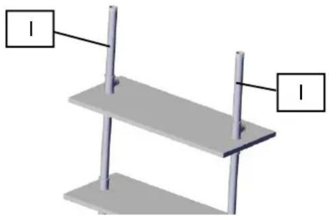 Vevor WPSR-XM014 - PIPE SHELVES ASSEMBLE - 7