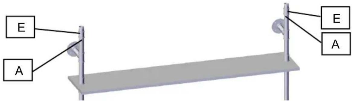 Vevor WPSR-XM014 - PIPE SHELVES ASSEMBLE - 9