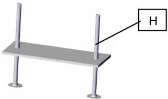 Vevor WPSR-XM014 - PIPE SHELVES ASSEMBLE - 5
