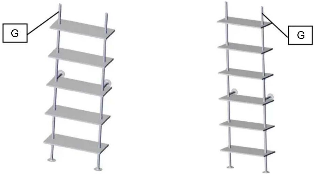 Vevor WPSR-XM014 - PIPE SHELVES ASSEMBLE - 10