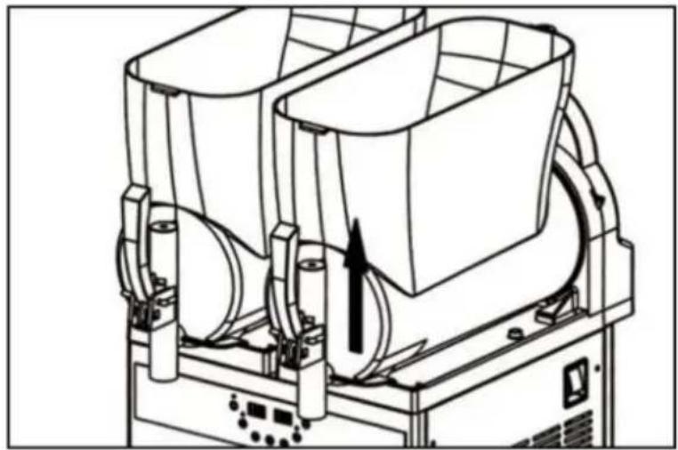 Vevor XN120B - So entfernen Sie die Schüssel: - 1