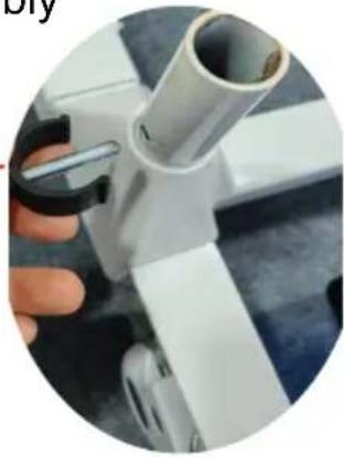 Vevor XFL-QX-YW03 - Pre-unplug the latch on the frame assembly - 2