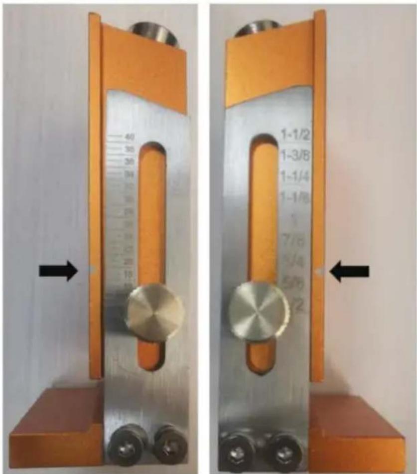 Vevor XRS040 - Impostazione dello spessore regolabile - 1