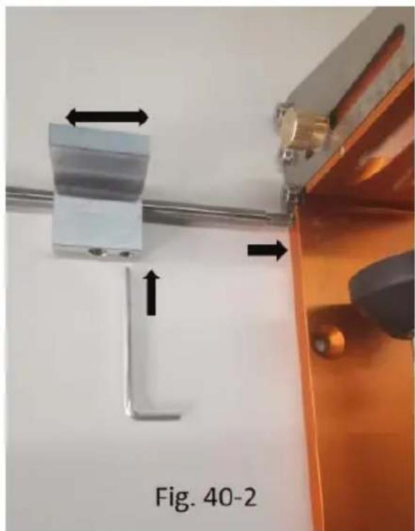 Vevor XRS040 - sliding block and extended rods - 2