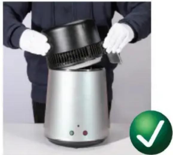 Vevor YMK40208 - ACTIVATED CHARCOAL & NOZZLE ASSEMBLY - 8