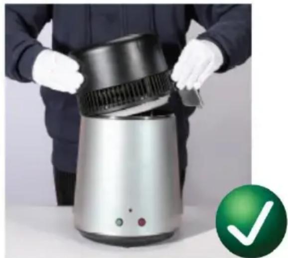 Vevor YMK40208 - ACTIVATED CHARCOAL & NOZZLE ASSEMBLY - 8