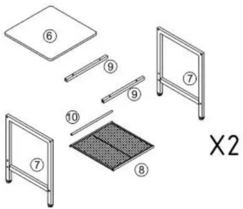 Vevor ZH601 - PARTS LIST - 2