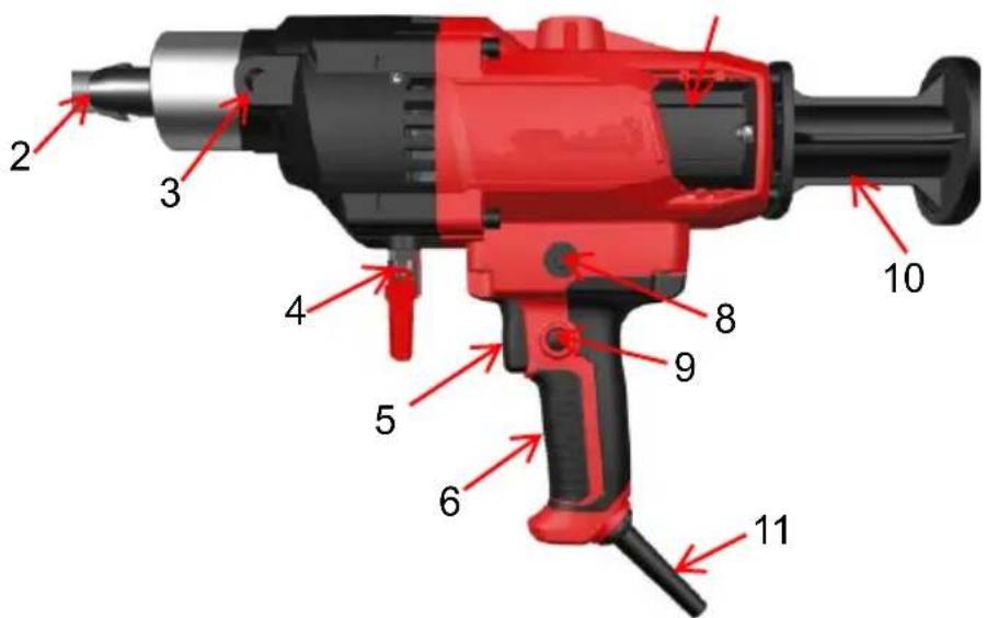 Vevor Z1Z-CF-9180 - STRUCTURE DIAGRAM - 3