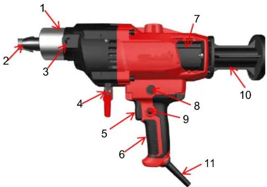 Vevor Z1Z-CF-9180 - STRUCTURE DIAGRAM - 1