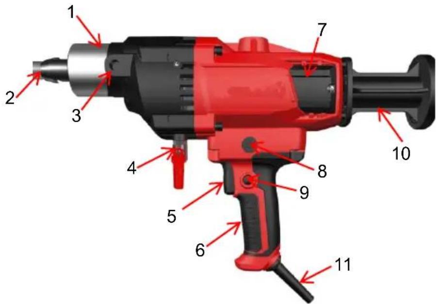 Vevor Z1Z-CF-9180 - STRUCTURE DIAGRAM - 1