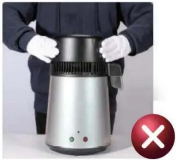 Vevor YMK40101 - ANLEITUNG ZUM ÖFFNEN DES DESTILLIERDECKELS - 1