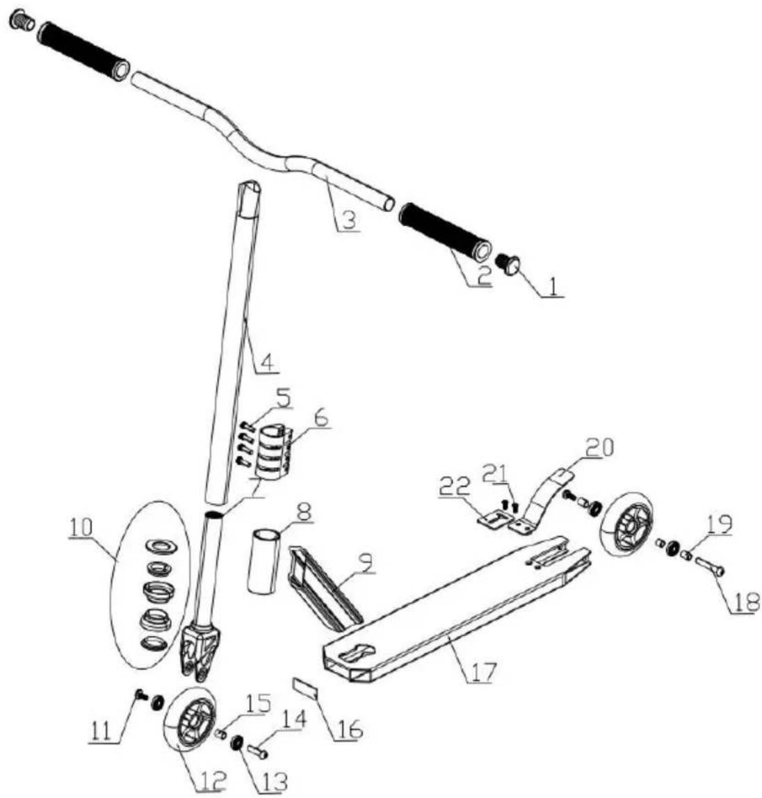 Vevor YTN-46 - PARTS LITS - 1