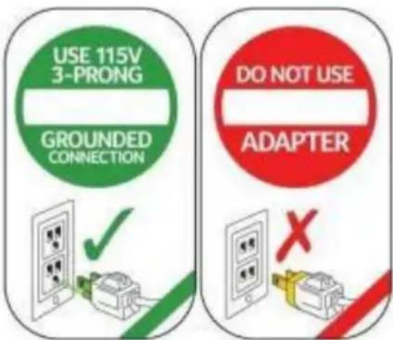 Vevor ZHP2301-800 - WARNING - 1