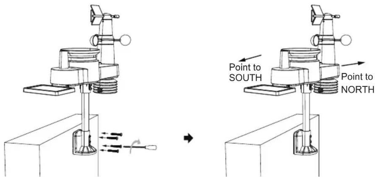 Vevor YT60309 - MOUNTING THE WIRELESS 7-IN-1 OUTDOOR SENSOR - 1