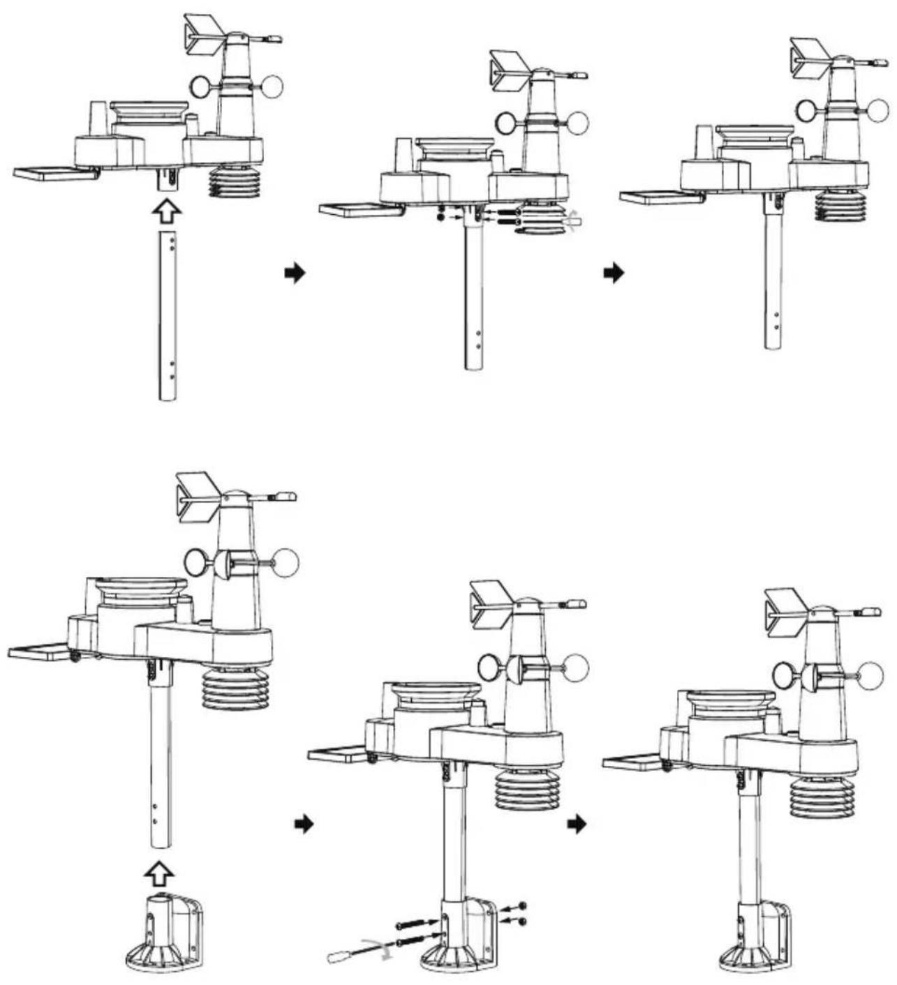 Vevor YT60309 - INSTALLING THE MOUNTING POLE AND BRACKET - 1