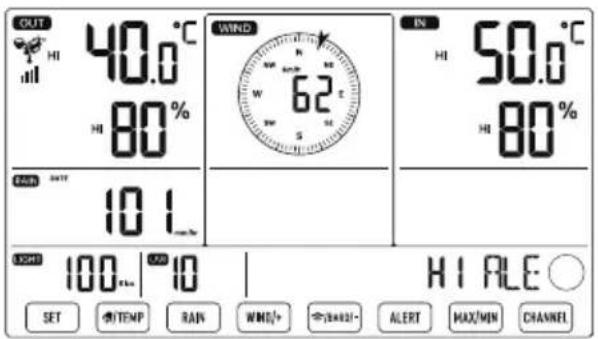 Vevor YT60309 - To View the Alert Setting - 1