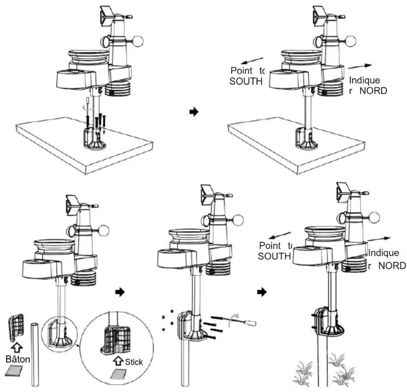Vevor YT60310 - CAPTEUREXTÉRIEURSANSFIL5EN1 - 4