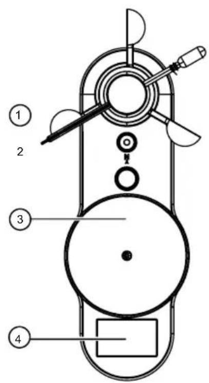 Vevor YT60310 - KABELLOSER 5-IN-1-AUSSENSENSOR - 2